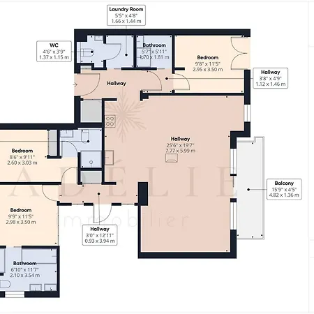 Apartment T4 Dernier Etage Avec Cheminee Et Parking Proche Pistes - Fr-1-398-678