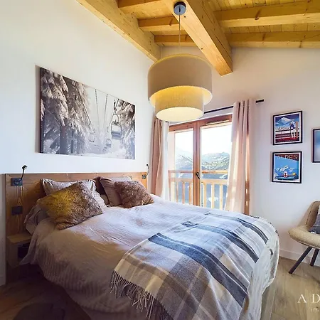 T4 Dernier Etage Avec Cheminee Et Parking Proche Pistes - Fr-1-398-678 Apartment